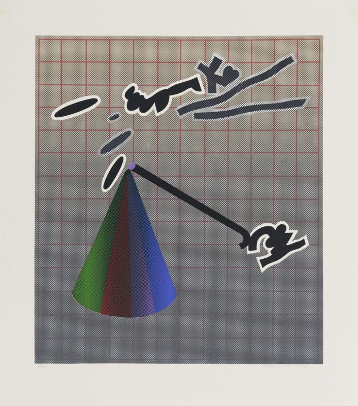 Alun Leach-Jones 'Affinities - A tribute to Vernon Watkins - suite of 7' 1971 screenprint, from edition of 40 70 x 62 cm $900