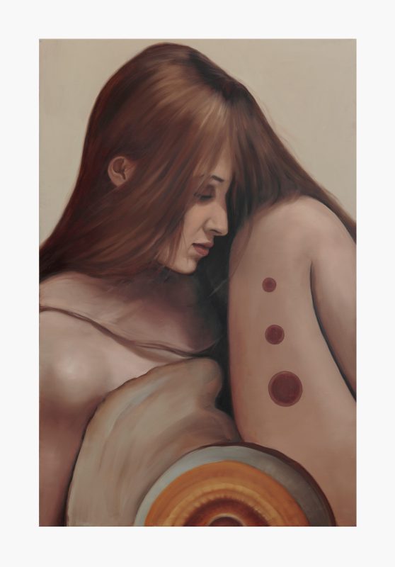 Heidi Yardley 'Passage through the spheres' 2025 oil on linen 107 x 71 cm $7,900