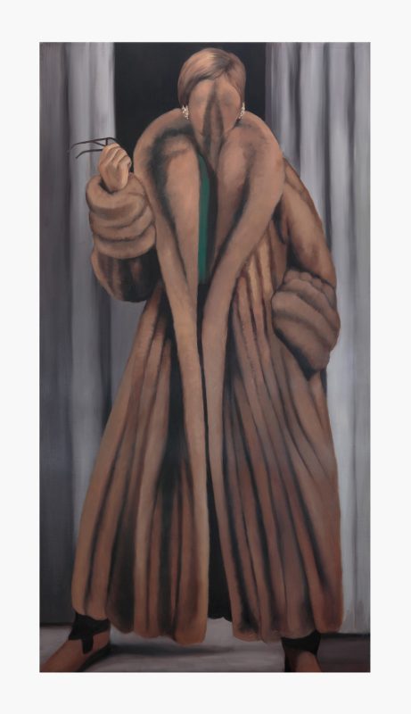 Heidi Yardley 'Venus in furs' 2024 oil on linen 137 x 71 cm $8,900