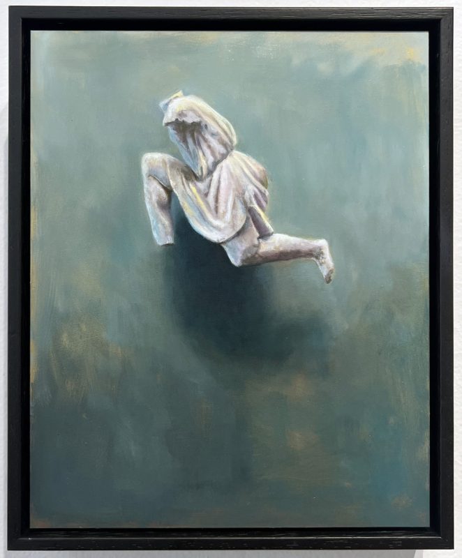 Kez Hughes 'Aún aprendo' 2025 oil on board 25 x 20 cm $1,900