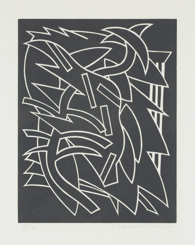 Alun Leach-Jones 'Lupercalia 1' 1983 linocut, from edition of 12 30 x 24 cm $300