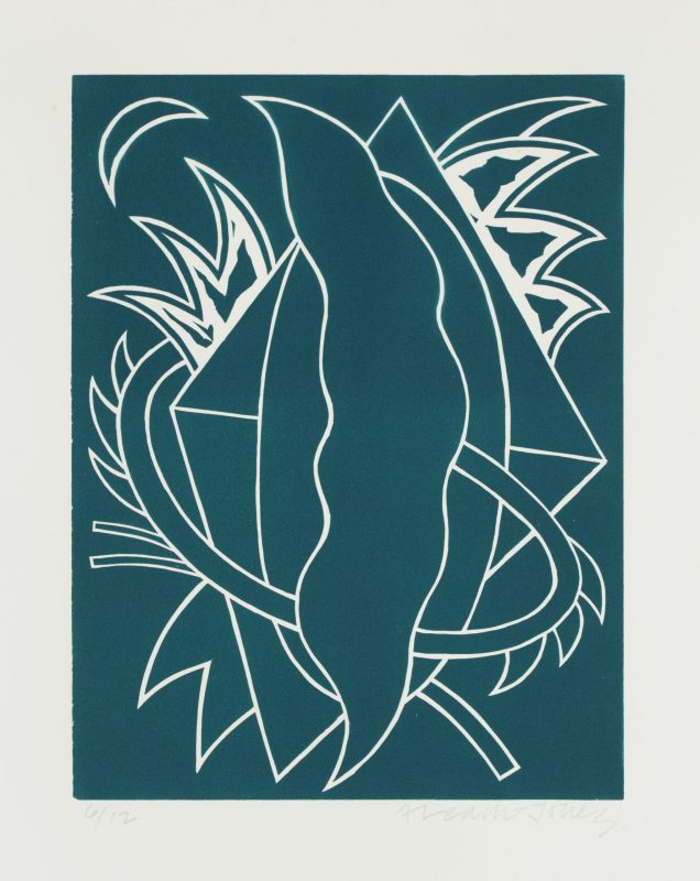 Alun Leach-Jones 'Lupercalia 4' 1983 linocut, from edition of 12 30 x 24 cm $300