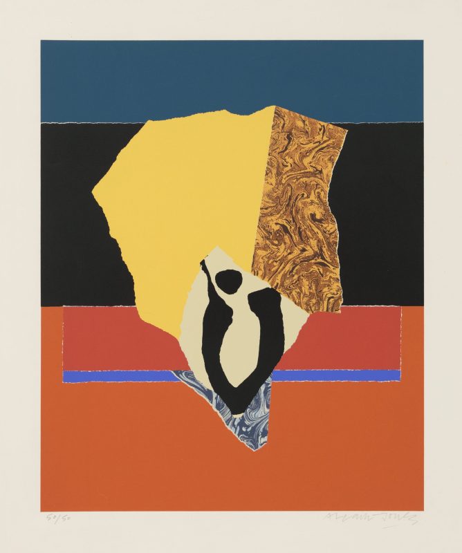Alun Leach-Jones 'Australian Arkady 2' 1984 screenprint, from edition of 50 64 x 45 cm $900