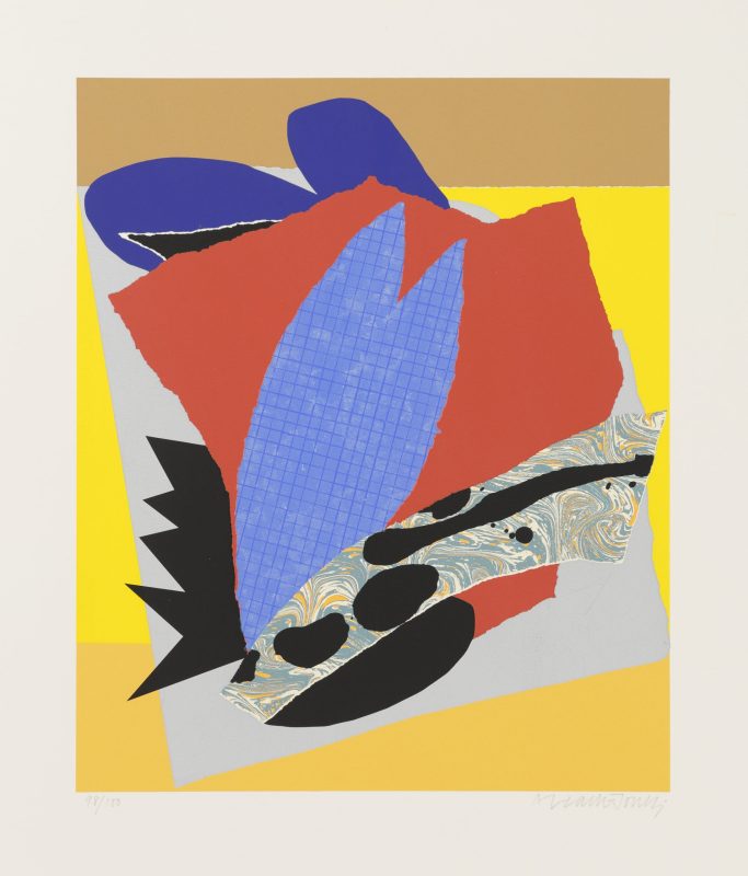 Alun Leach-Jones 'Capricornia 3' 1985 screenprint, from edition of 100 45 x 38 cm $900