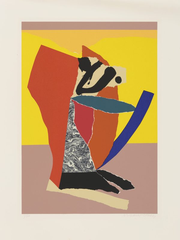 Alun Leach-Jones 'Capricornia 6' 1986 screenprint, from edition of 50 53 x 40 cm $900