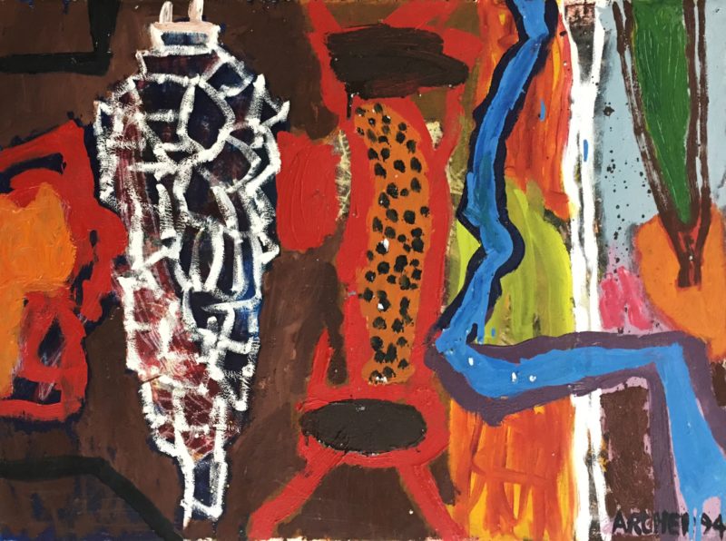 Suzanne Archer 'River' 1994 oil on paper 56.5 x 76.5 cm $3,000