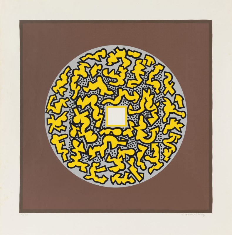 Alun Leach-Jones 'Cluster' 1969 screenprint, from edition of 40 75 x 75 cm $1,500