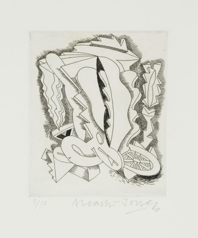 Alun Leach-Jones 'A Studio Book - First Etchings (Fifteen to Eighteen)' 1987 etching, from edition of 10 13 x 10 cm $190