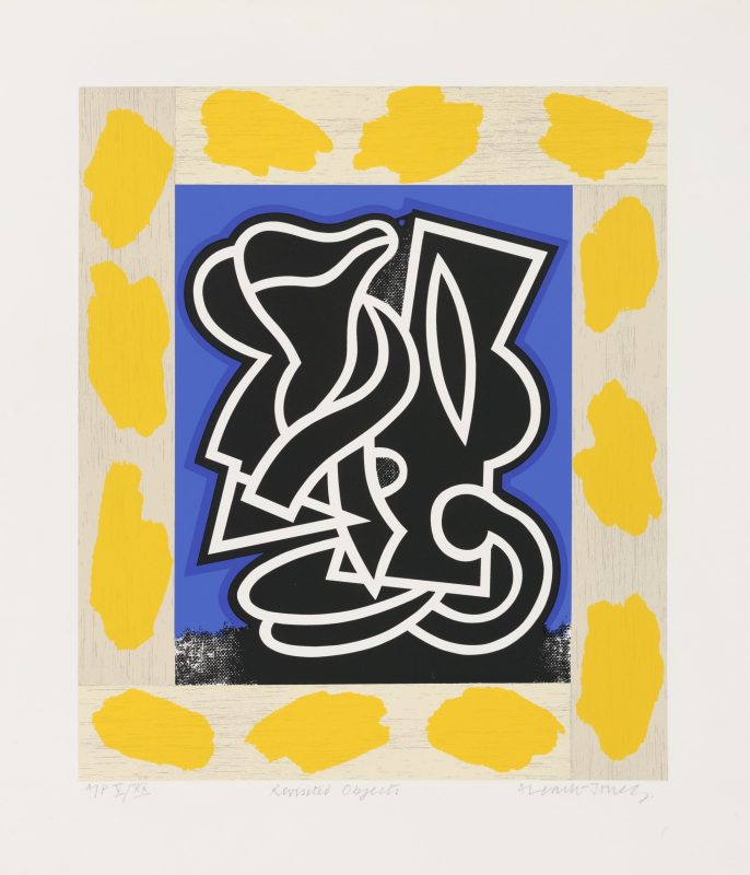 Alun Leach-Jones 'Revisited objects 1' 1988 screenprint, from edition of XX Artist Proofs 54 x 46 cm $900