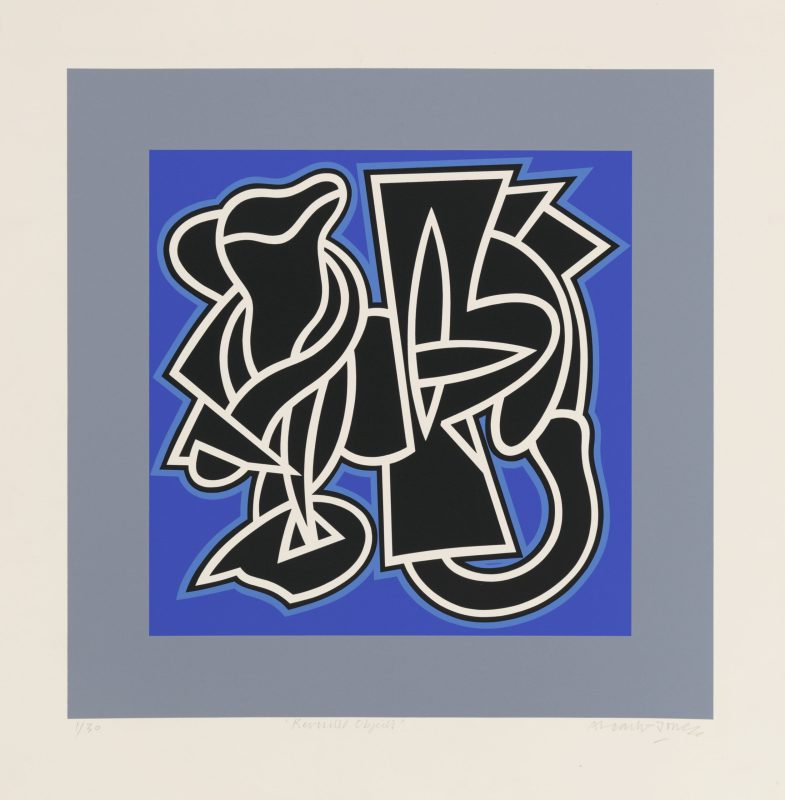 Alun Leach-Jones 'Revisited objects 2' 1988 screenprint, from edition of 30 61 x 61 cm $900