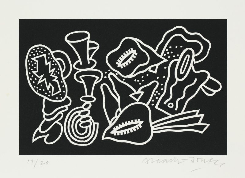 Alun Leach-Jones 'Air and Stone' 1988 screenprint, from edition of 20 17 x 25 cm $500