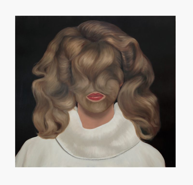 Heidi Yardley 'Trapped in an oil painting' 2025 oil on linen 95 x 93 cm $8,500