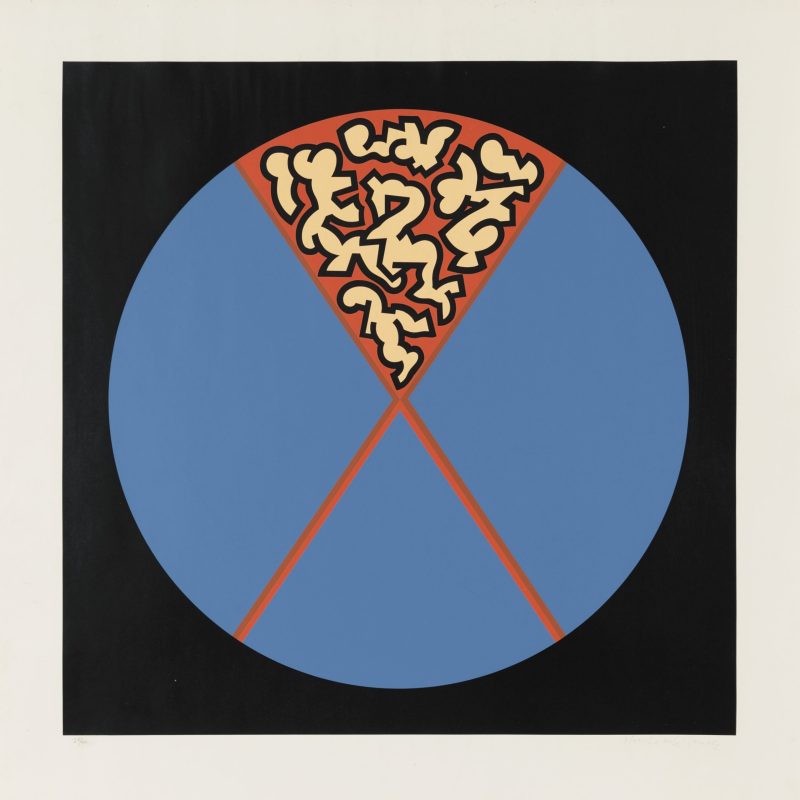 Alun Leach-Jones 'Divisions 1' 1970 screenprint, from edition of 40 75 x 75 cm $1,500