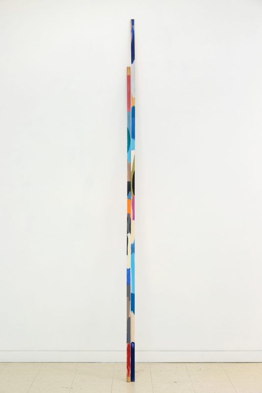 Antonia Sellbach 'Stick work 20' 2023 acrylic on wood 310 x 6 x 1 cm $1,250