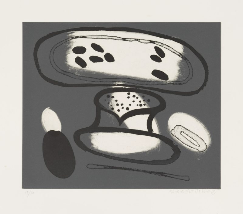 Alun Leach-Jones '(From) An elegaic suite' 1992 etching, from edition of 10 37.4 x 44.5 cm $300