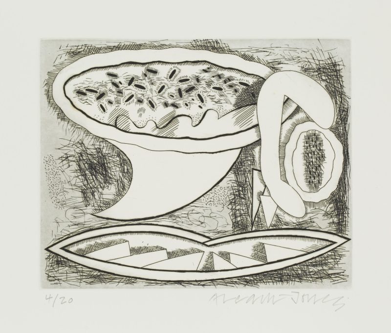 Alun Leach-Jones 'Welsh sketchbook' 1992 etching, from edition of 20 19.5 x 24.3 cm $300