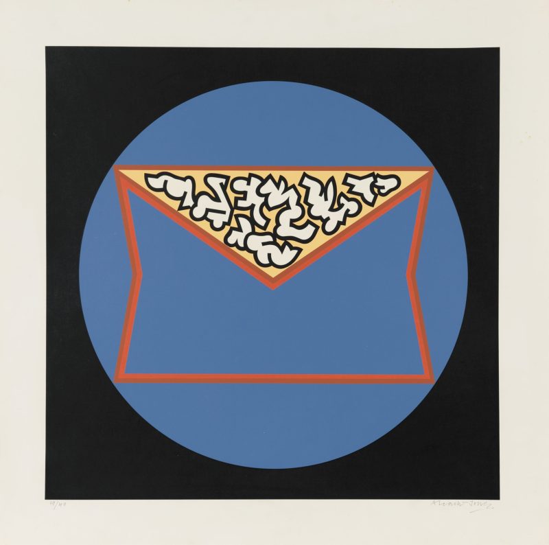 Alun Leach-Jones 'Divisions 2' 1970 screenprint, from edition of 40 75 x 75 cm $1,500