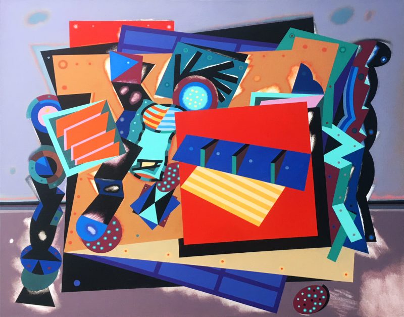 Alun Leach-Jones 'Coastwise Lights #5' 2010 acrylic on canvas 97 x 122 cm $15,900