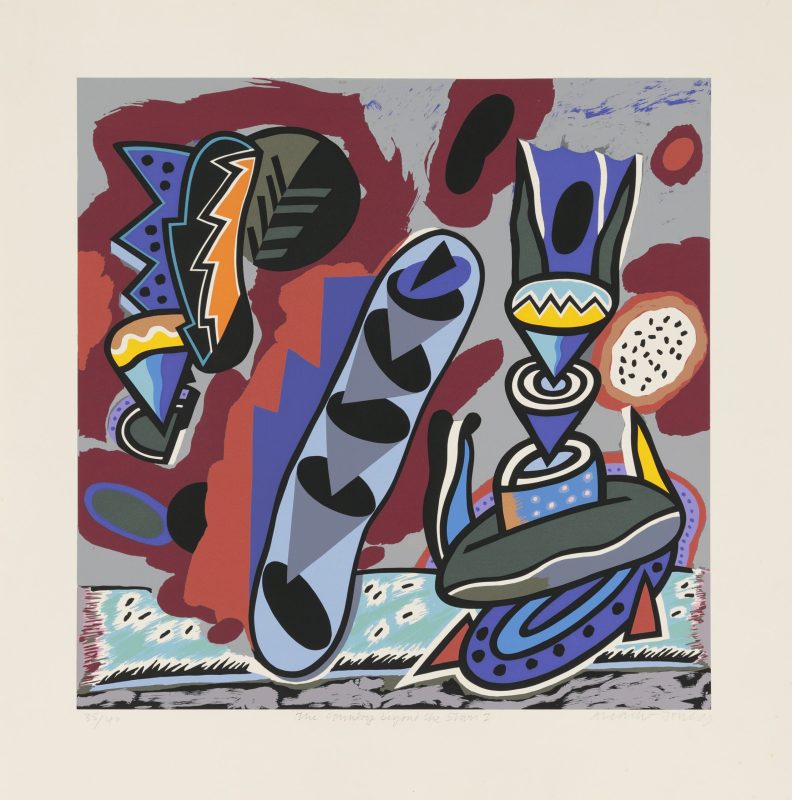 Alun Leach-Jones 'Aubade' 1994 screenprint, from edition of 40 60 x 60 cm $900