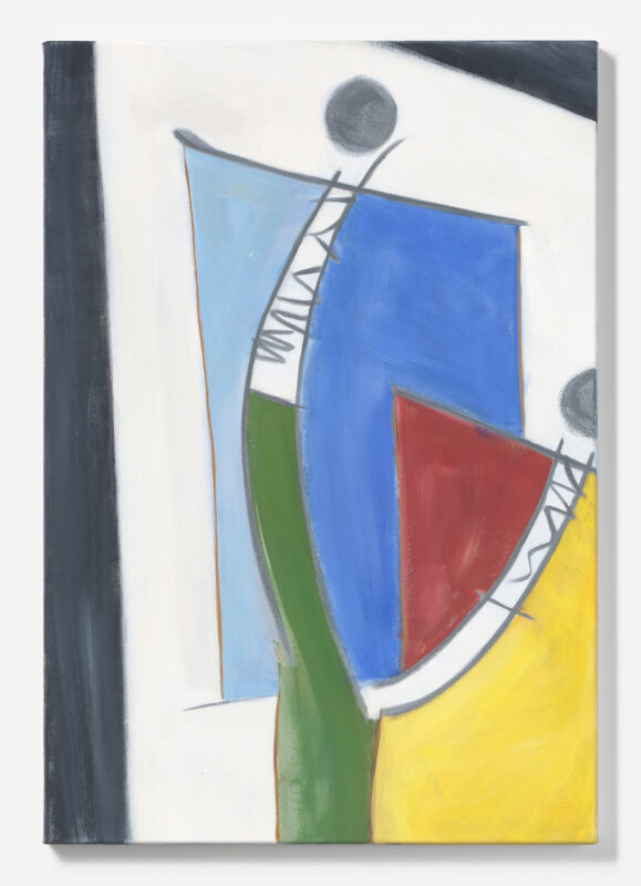 Martin George 'Wings (day)' 2021 acrylic on cotton canvas 81.5 x 56 cm $1,800