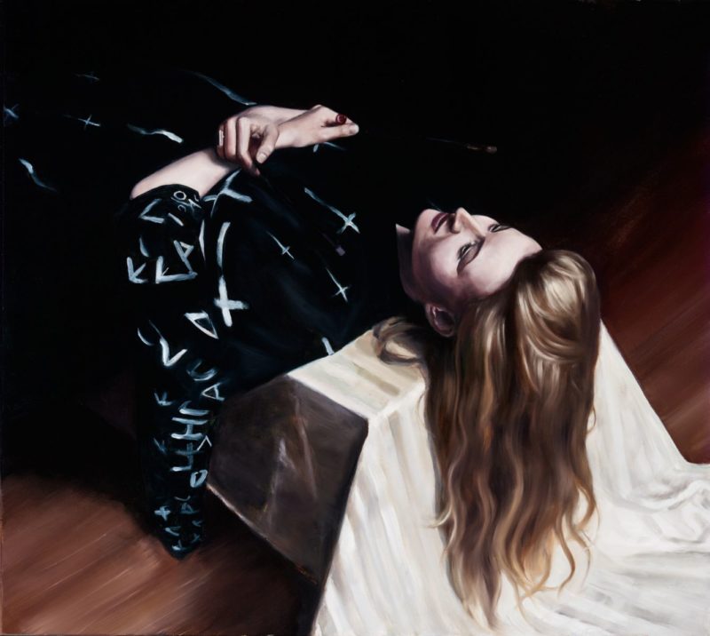 Heidi Yardley 'Nell, 2015' 2014 oil on linen 87 x 97 cm