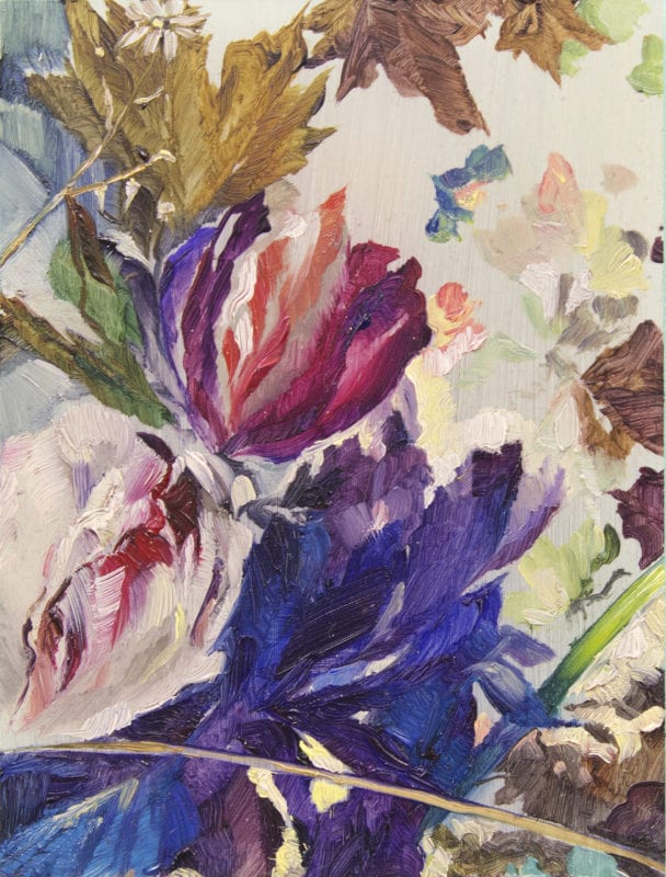 Karla Marchesi 'Untitled (Miniature 2)' 2018 oil on plexiglass 10 x 8 cm