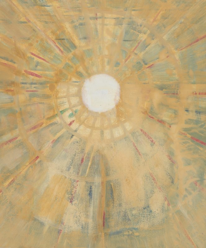 Betra Fraval 'The sun' 2025 oil on linen board 30 x 25 cm $1,700